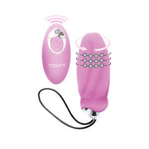 adult sex toy ToyJoy Happiness You Crack Me Up Vibrating Egg> Sex Toys For Ladies > Vibrating EggsRaspberry Rebel