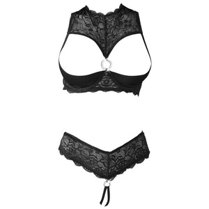 adult sex toy Cottelli Shelf Bra and String> Clothes > Bra SetsRaspberry Rebel