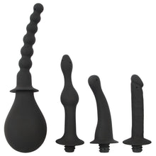 Load image into Gallery viewer, adult sex toy Black Velvet Douche With Four Attachments&gt; Relaxation Zone &gt; Personal HygieneRaspberry Rebel
