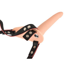 Load image into Gallery viewer, adult sex toy Soft Touch Silicone Rechargeable Vibrating Strap OnSex Toys &gt; Realistic Dildos and Vibes &gt; Vibrating Strap OnsRaspberry Rebel
