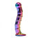 Load image into Gallery viewer, adult sex toy Sensual Multi Coloured Glass Nikita DildoSex Toys &gt; GlassRaspberry Rebel
