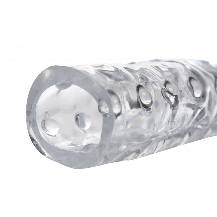 adult sex toy Size Matters 3 Inch Clear Penis Enhancer SleeveSex Toys > Sex Toys For Men > Penis ExtendersRaspberry Rebel