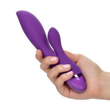 Load image into Gallery viewer, adult sex toy Aura Dual Lover Rechargeable VibratorSex Toys &gt; Sex Toys For Ladies &gt; Vibrators With Clit StimsRaspberry Rebel
