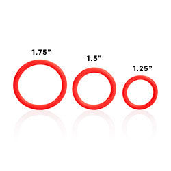 adult sex toy TriRings Set Of Three CockringsSex Toys > Sex Toys For Men > Love RingsRaspberry Rebel