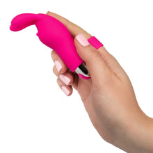 Load image into Gallery viewer, adult sex toy Intimate Play Pink Rechargeable Bunny Finger Vibrator&gt; Sex Toys For Ladies &gt; Finger VibratorsRaspberry Rebel
