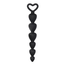 Load image into Gallery viewer, adult sex toy Black Silicone Anal Beads&gt; Anal Range &gt; Anal BeadsRaspberry Rebel
