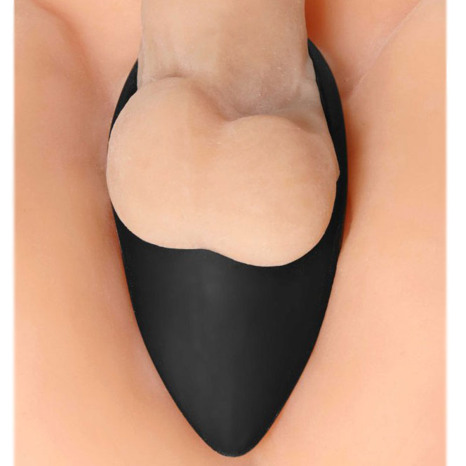 adult sex toy Taint Teaser Silicone Cock Ring And Taint Stimulator 2 InchSex Toys > Sex Toys For Men > Love RingsRaspberry Rebel