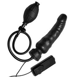 adult sex toy Ravage Vibrating Inflatable DildoSex Toys > Realistic Dildos and Vibes > Penis VibratorsRaspberry Rebel